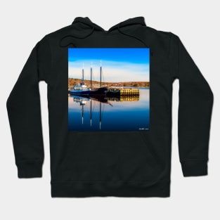 Boats at Bedford Waterfront Hoodie